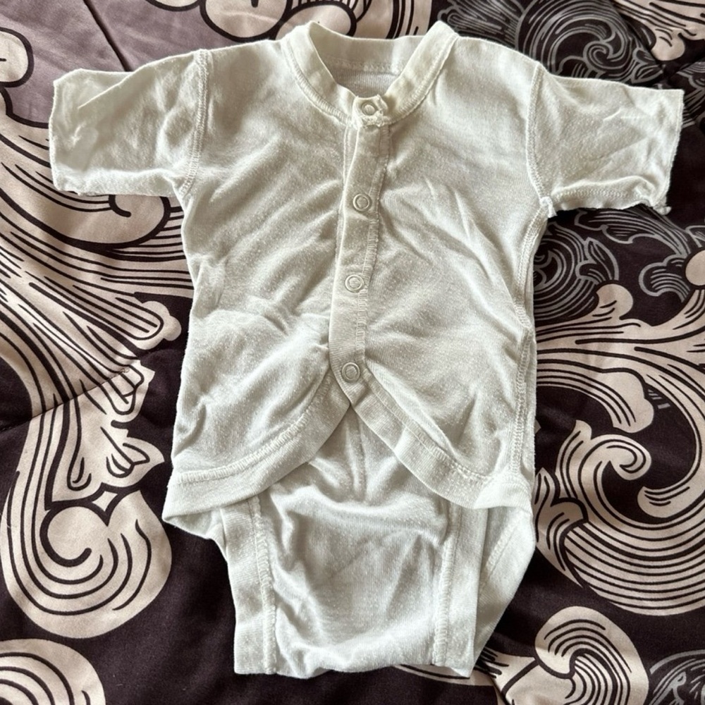 Button-Up Baby Onesie